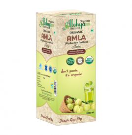 Organic Alohya Natural Organic Amla Juice   Pack  1000 millilitre
